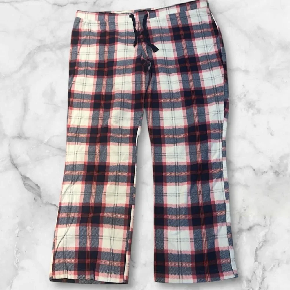 Old Navy Plaid Fleece Pajama Pants!
